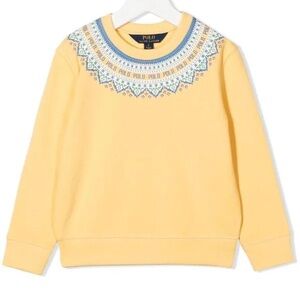 5/50+ FS [6] Ralph Lauren Fair Isle Fleece Sweatshirt